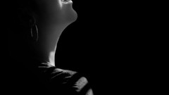 Woman faces smiling brunettes