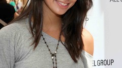 Woman faces smiling brunettes black eyes dark eyes necklaces 