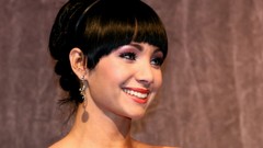 Woman faces smiling brunettes Ksenia Solo