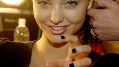 Woman faces smiling models miranda kerr