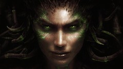 Woman faces starcraft portraits blizzard entertainment video 