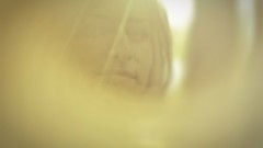 Woman faces sunlight