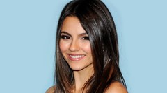 Woman faces victoria justice smiling