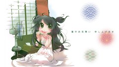 Woman fans anime girls