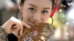 Woman fans asians models Korean Kim Tea Hee