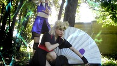 Woman fans asians temari models yamanaka ino naruto shippuden 