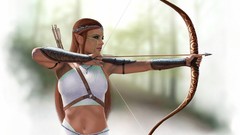 Woman fantasy Archers elves