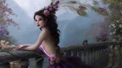 Woman fantasy art