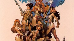 Woman fantasy art amazon