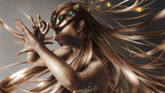 Woman fantasy art elves