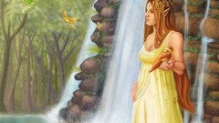 Woman fantasy art mythical