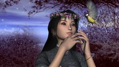 Woman fantasy art mythical