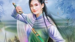 Woman fantasy art mythical