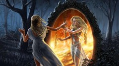 Woman fantasy art mythical