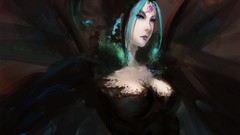 Woman fantasy art mythical