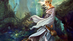 Woman fantasy asians artwork