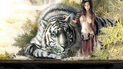 Woman fantasy Tigers