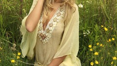 Woman fashion blondes bikini Danielle Knudson