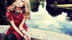 Woman fashion blondes bracelets models fashion photography