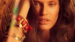 Woman fashion blue eyes brunettes bianca balti Italian fashion 