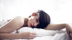 Woman fashion blue eyes brunettes fashion model fashion 