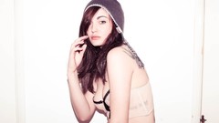 Woman fashion blue eyes brunettes fashion model fashion 