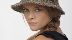 Woman fashion brunettes models nina agdal portraits