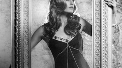 Woman fashion brunettes models photo shoot high heels Yasmin Le 