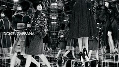 Woman fashion grayscale Dolce and Gabbana
