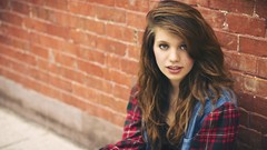 Woman fashion green eyes brunettes fashion model fashion 