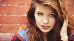 Woman fashion green eyes brunettes fashion model fashion 