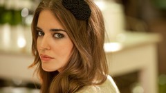 Woman fashion green eyes brunettes Spanish clara alonso fashion 