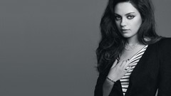 Woman fashion mila kunis greyscale