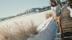 Woman fashion models Laura Baduria