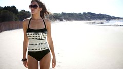 Woman fashion models Olivia Garson