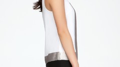 Woman fashion models photo shoot black hair asian girls Marga 