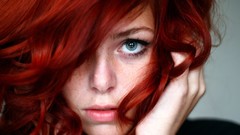 Woman fashion redhead