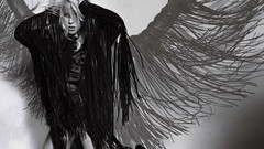 Woman fashion shakira singers grayscale