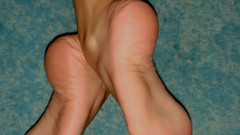 Woman feet barefoot