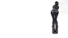 Woman fetish latex