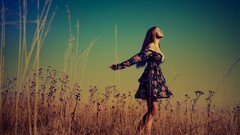 Woman fields blondes models deviantart