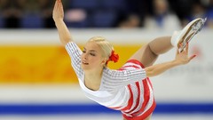 Woman figure skating Finnish blondes kiira korpi ice skaters