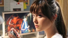 Woman Final Destination 3 brown eyes brunettes bangs models 