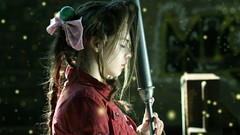 Woman final fantasy vii cosplay Aerith Gainsborough