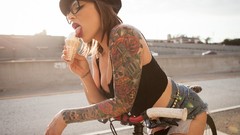 Woman fixie
