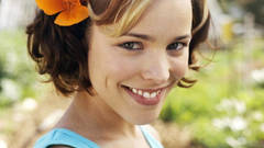 Woman flower in hair rachel mcadams