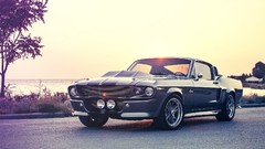Woman Ford mustang Eleanor shelby gt500 muscle cars Ford 