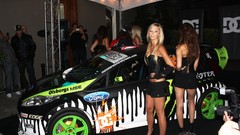 Woman Ford rally blondes gymkhana Ken Block ford fiesta girls 