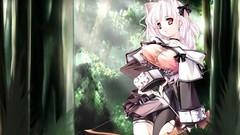 Woman forests Archers anime