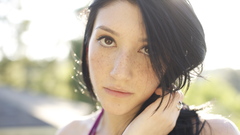 Woman freckles Carre Callaway